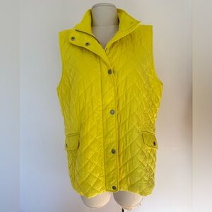 Talbots Yellow Spring Vest